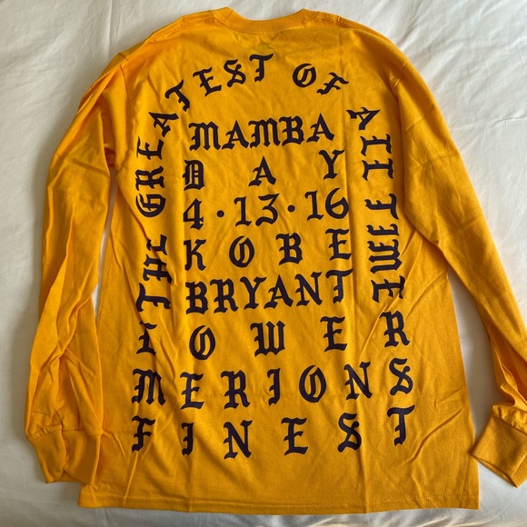 AUTHENTIC Kanye West “I feel like Kobe” long sleeve - Picture 2 of 4
